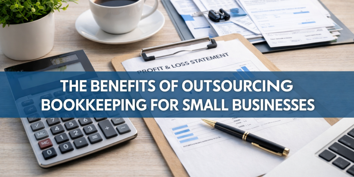 Outsourced bookkeeping services and financial reports supporting small business operations
